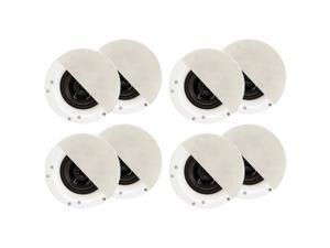 Acoustic Audio R192 Frameless in Ceiling/in Wall Speaker 4 Pair Pack 2 Way Home Theater Surround Speakers Acoustic Audio R192 Frameless in Ceiling/in Wall Speaker 4 Pair Pack 2 Way Home Theater Surround Speakers