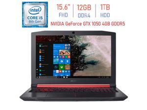 Acer Nitro 5 Gaming AN515 15.6-inch FHD(1920x1080) IPS Laptop PC, 8th Gen Intel i5-8300H (Up to 4.0GHz), NVIDIA GeForce GTX 1050 4GB GDDR5, 12GB RAM, 1TB HDD, Backlit Keyboard, Bluetooth, Windows 10 Acer Nitro 5 Gaming AN515 15.6-inch FHD(1920x1080) IPS Laptop PC, 8th Gen Intel i5-8300H (Up to 4.0GHz), NVIDIA GeForce GTX 1050 4GB GDDR5, 12GB RAM, 1TB HDD, Backlit Keyboard, Bluetooth, Windows 10