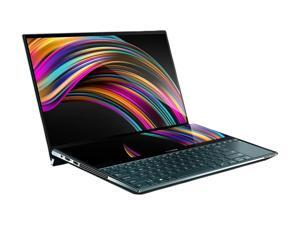 ASUS ZenBook Pro Duo (UX581GV-XB77T) 15.6" OLED 4K UHD IPS-Level Touchscreen Laptop w / RTX 2060 6GB GDDR6 - Celestial Blue (Coffee Lake Core i7-9750H) 32GB DDR4 1TB SSD Windows 10 Pro ASUS ZenBook Pro Duo (UX581GV-XB77T) 15.6" OLED 4K UHD IPS-Level Touchscreen Laptop w / RTX 2060 6GB GDDR6 - Celestial Blue (Coffee Lake Core i7-9750H) 32GB DDR4 1TB SSD Windows 10 Pro
