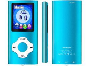 MYMAHDI MP3/MP4 Music Player with 16GB Memory Card Expandable Up to 128GB ,Supporting Photo Viewer,Voice Recorder,FM Radio,E-Book Earphone Provided Color Purple