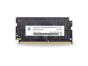 Adamanta 32GB (2x16GB) Laptop Memory Upgrade DDR4 2133Mhz PC4-17000 SODIMM 2Rx8 CL15 1.2v Notebook DRAM RAM Adamanta 32GB (2x16GB) Laptop Memory Upgrade DDR4 2133Mhz PC4-17000 SODIMM 2Rx8 CL15 1.2v Notebook DRAM RAM