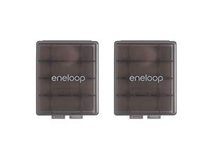 Panasonic BQ-CASEK2SA Eneloop Pro Battery Storage Cases with 4AA or 5AAA Battery Capacity, Obsidian Gray (Pack of 2) Panasonic BQ-CASEK2SA Eneloop Pro Battery Storage Cases with 4AA or 5AAA Battery Capacity, Obsidian Gray (Pack of 2)