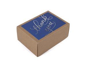 Hallmark Thank You Cards (Silver Foil Script, 40 Thank You Notes and Envelopes)