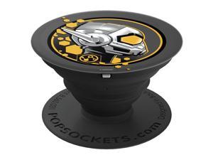 Marvel Ant-Man & The Wasp Yellow Hex Stamp PopSockets Grip and Stand for Phones and Tablets