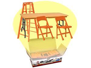Ultimate Ladder, Table and Chairs Orange Playset for WWE Wrestling Action Figures Ultimate Ladder, Table and Chairs Orange Playset for WWE Wrestling Action Figures