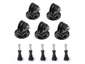 Action Mount - 5 pcs Tripod Adapter and 5 pcs Screws. Has Camera Screw (1/4-Inch 20), Easily Connect Adapter to Any Tripod, Hand Grip Accessories. (5pcs Tripod Adapter Set) Action Mount - 5 pcs Tripod Adapter and 5 pcs Screws. Has Camera Screw (1/4-Inch 20), Easily Connect Adapter to Any Tripod, Hand Grip Accessories. (5pcs Tripod Adapter Set)