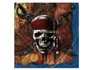 Disney Pirates of the Caribbean 4 Lunch Napkins (16) Party Supplies by Hallmark