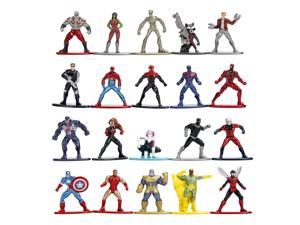 Jada Toys Marvel Nano METALFIGS 20-Pack Wave 1 Die-Cast Figures, 1.65 Inches, Collectible Figurines, 100% Metal, Multi, Standard