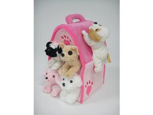 Forest Animal House With 5 Stuffed Animals Plush Play Set by UNIPAK Designs for sale online 