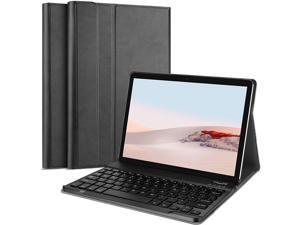 ProCase Keyboard Case for Surface Go 2 2020 / Surface Go 2018, Slim PU Leather Lightweight Protective Cover with Magnetically Detachable Wireless Keyboard for Surface Go 2 10.5"/ Surface Go 10" -Black ProCase Keyboard Case for Surface Go 2 2020 / Surface Go 2018, Slim PU Leather Lightweight Protective Cover with Magnetically Detachable Wireless Keyboard for Surface Go 2 10.5"/ Surface Go 10" -Black