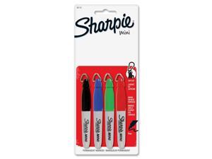 Mini Sharpie Marker Permanent Fine Point 4/ST BK/RD/BE/GN 35113PP Mini Sharpie Marker Permanent Fine Point 4/ST BK/RD/BE/GN 35113PP