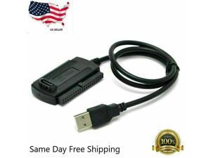 New IDE SATA to USB 2.0 Adapter Converter Cable For 2.5 3.5 Inch Hard Drive HD