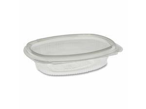 Pactiv Hinged Lid Deli Container, 4.92x5.87x1.32, 8 oz 0CA910080000 Pactiv Hinged Lid Deli Container, 4.92x5.87x1.32, 8 oz 0CA910080000