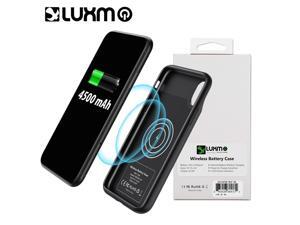 4500MAH BATTERY CASE WITH WIRELESS CHARGER FOR IPHONE XR - RUBBER COATED BLACK 4500MAH BATTERY CASE WITH WIRELESS CHARGER FOR IPHONE XR - RUBBER COATED BLACK