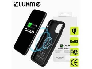 3500MAH BATTERY CASE WITH WIRELESS CHARGER FOR IPHONE 11 PRO RUBBER COATED BLACK 3500MAH BATTERY CASE WITH WIRELESS CHARGER FOR IPHONE 11 PRO RUBBER COATED BLACK