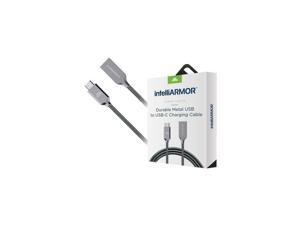 intelliArmor IC-CBSG10 Gray LynkCable USB A to USB C intelliArmor IC-CBSG10 Gray LynkCable USB A to USB C