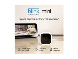 Blink Mini – Compact indoor plug-in smart security camera, 1080 HD video, mot... Blink Mini – Compact indoor plug-in smart security camera, 1080 HD video, mot...