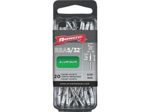 3 Pk 5/32 in. x 1/8 in. Strong, Permanent, Tamper-Proof Aluminum Arrow Rivet 3 Pk 5/32 in. x 1/8 in. Strong, Permanent, Tamper-Proof Aluminum Arrow Rivet
