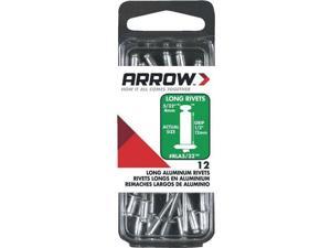 3 Pk 5/32 x 1/2 Heavy-Duty Strong, Permanent, Tamper-Proof Aluminum Arrow Rivet 3 Pk 5/32 x 1/2 Heavy-Duty Strong, Permanent, Tamper-Proof Aluminum Arrow Rivet