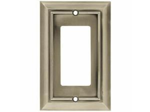 Brainerd W10244-SN Satin NIckel Architect Single GFCI Outlet Cover Plate Brainerd W10244-SN Satin NIckel Architect Single GFCI Outlet Cover Plate