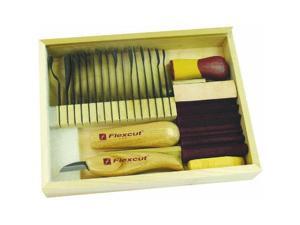 Deluxe Starter Carving Set Flexcut Tool SK108 complete carve set all in one box Deluxe Starter Carving Set Flexcut Tool SK108 complete carve set all in one box