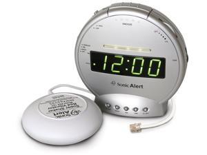 New Sonic Bomb Alarm clock with phone Sig and Vib SBT425SS 650518100039 New Sonic Bomb Alarm clock with phone Sig and Vib SBT425SS 650518100039