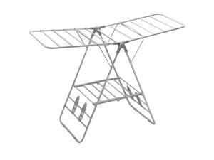 Sunbeam Folding and Collapsible Indoor and Outdoors Clothes Drying Rack, Grey Sunbeam Folding and Collapsible Indoor and Outdoors Clothes Drying Rack, Grey