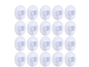 Whaline 45mm Large Suction Cup PVC Plastic Sucker Pads Without Hooks, 20 Packs Clear Whaline 45mm Large Suction Cup PVC Plastic Sucker Pads Without Hooks, 20 Packs Clear