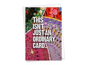 NobleWorks, No Ordinary Card - Hysterical Birthday Greeting Card with Envelope - C3511BDG