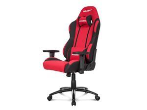 AKRacing Core Series EX-Wide Gaming Chair with Wide Seat, High and Wide Backrest, Recliner, Swivel, Tilt, Rocker and Seat Height Adjustment Mechanisms with 5/10 - Red/Black