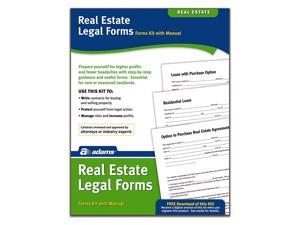 Adams Real Estate Legal Forms Kit, Forms and Instructions (PK418)