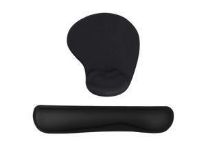 GIM Keyboard and Mouse Pad with Gel Wrist Rest Support, Memory Foam Set with Non Slip Rubber Base for Office, Gaming, Computer, Laptop and Mac GIM Keyboard and Mouse Pad with Gel Wrist Rest Support, Memory Foam Set with Non Slip Rubber Base for Office, Gaming, Computer, Laptop and Mac