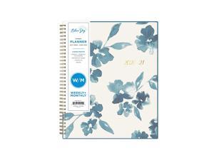 Blue Sky 2020-2021 Academic Year Weekly & Monthly Planner, Frosted Flexible Cover, Twin-Wire Binding, 8.5" x 11", Bakah Blue Blue Sky 2020-2021 Academic Year Weekly & Monthly Planner, Frosted Flexible Cover, Twin-Wire Binding, 8.5" x 11", Bakah Blue