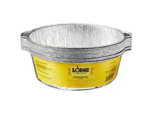 Lodge 12-Inch Aluminum Foil Dutch Oven Liners, 12-Pack, Silver