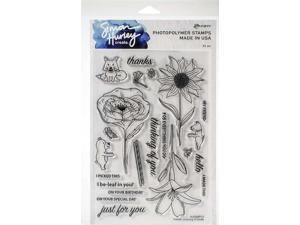 Simon Hurley create. Cling Stamps 6"X9" Flower Picking Friends 789541068914 Simon Hurley create. Cling Stamps 6"X9" Flower Picking Friends 789541068914