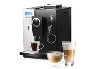 Costway Super-Automatic Espresso Machine Cappuccino Latte Maker 19 Bar w/ Milk Frother Costway Super-Automatic Espresso Machine Cappuccino Latte Maker 19 Bar w/ Milk Frother