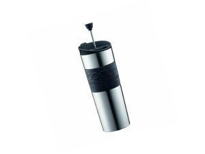 Bodum Travel Press, Stainless Steel Travel Coffee and Tea Press, 15 Ounce, .4...