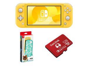 Nintendo Switch Lite Yellow w/ Animal Crossing Carrying Case 128GB Memory Card Nintendo Switch Lite Yellow w/ Animal Crossing Carrying Case 128GB Memory Card