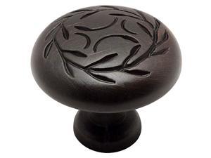 1-1/4 Diameter Cosmas 4122ORB Oil Rubbed Bronze 3 Ring Cabinet Hardware Round Knob 25 Pack