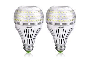 SANSI 22W (200-250 Watt Equivalent) A21 Ceramic LED Light Bulbs, ETL Listed, Daylight 5000K, Bright 3000lm, E26 Base, Non-dimmable, 2-Pack SANSI 22W (200-250 Watt Equivalent) A21 Ceramic LED Light Bulbs, ETL Listed, Daylight 5000K, Bright 3000lm, E26 Base, Non-dimmable, 2-Pack
