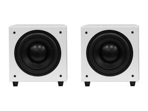 2 x PhaseTech 12" White Wireless Subwoofer 900W Passive Radiator Home Audio 2 x PhaseTech 12" White Wireless Subwoofer 900W Passive Radiator Home Audio