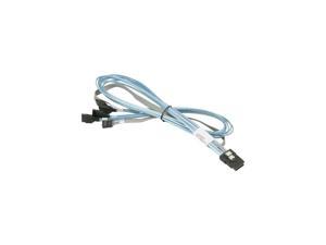 SUPERMICRO CBL-0294L-01 Internal Reverse Breakout Crossover MiniSAS to 4 SATA 70 SUPERMICRO CBL-0294L-01 Internal Reverse Breakout Crossover MiniSAS to 4 SATA 70