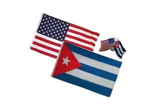 Wholesale Combo USA & State of Ohio 2x3 2'x3' Flag & Friendship Lapel Pin 