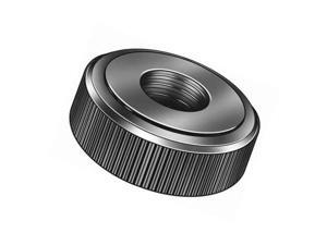 Zoro Select Z0278 Thumb Nut,3/8-16,Steel,Black Oxide 