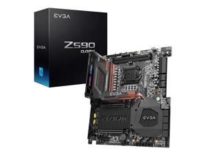 New EVGA Z590 Dark, 121-RL-E599-KR, LGA 1200, Intel Z590, PCIe Gen4, SATA 6Gb/s, 2.5Gb/s LAN, WiFi6/BT5.2, USB 3.2 Gen2x2, M.2, U.2, EATX, Intel Motherboard