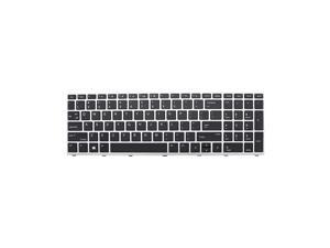 New Backlit Laptop Keyboard Replacement For Hp Probook 450 G5 455 G5 470 G5 650 G4 655 G4 650 G5 655 G5 Without Pointer Silver Frame Us L01028-001 L09595-001 L09593…