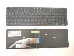 Laptop Replacement US Layout with Backlit Keyboard for HP ProBook 450 G3 455 G3 450 G4 455 G4 470 G3 Porbook 650 G2 655 G2 with Frame 