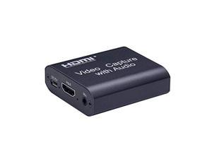 New 4K  Video Capture Card W/ 3.5Mm Audio Output Mic Input Game Recording (Vc100Aal)