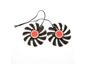 New 2Pcs/Lot 95Mm Fdc10U12S9-C Cf1010U12S Cooler Fan Replace For Xfx Amd Radeon Rx 580 590 Rx580 Rx590 Graphics Card Cooling Fan