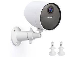 New 2 Pack Wall Mount Holder For Simplisafe Outdoor Security Camera, 360°Rotation Security Bracket With 1/4 Screw Thread, Camera Not Included (White)